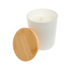 Large Glass Soy Candles White 2
